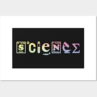 Scientific Symbols Science Posters and Art